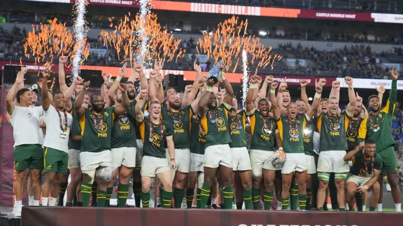 South Africa wins the Greatest Rivaly series, beating New Zealand 43-28 in the final test