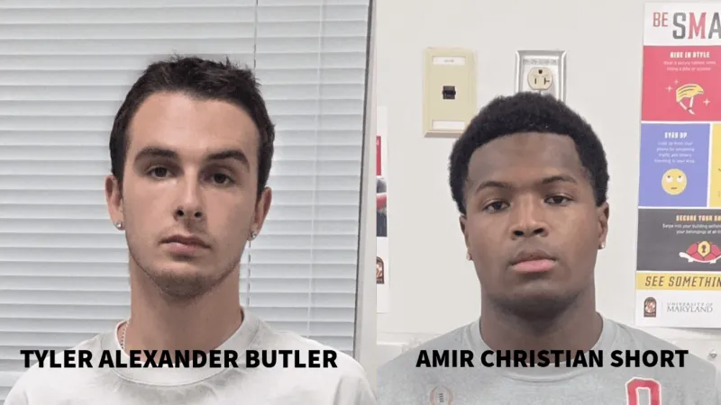 2 men charged in 5 burglaries at University of Maryland dorms