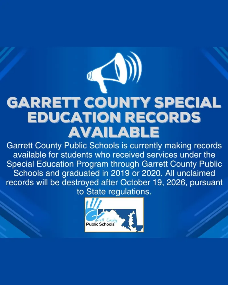 GCPS Special Education Records Available
