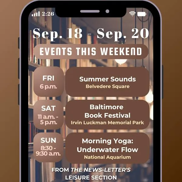 Events this weekend (Sept. 18-20)