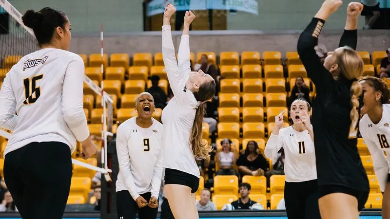 Volleyball Begins CAA Play Against Northeastern at SECU Arena