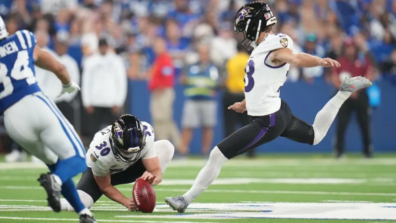 Ravens drop K Jake Moody from practice squad after Loop's solid performance in opener
