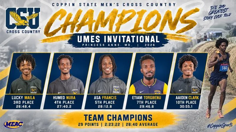 Men's Cross Country Wins UMES Invitational