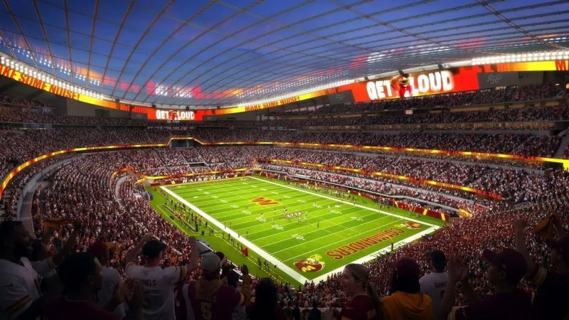 SEE IT: Commanders give first look at seating bowl for new stadium