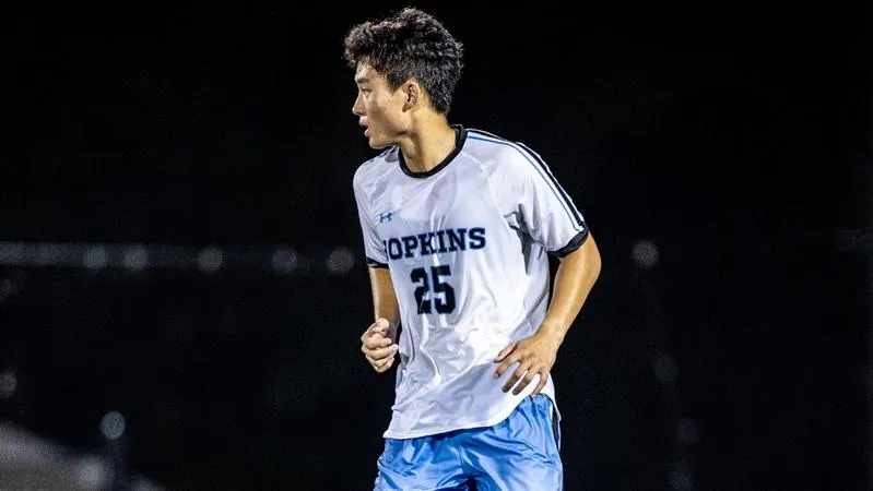 Johns Hopkins Beats Swarthmore, 2-1, in Centennial Opener