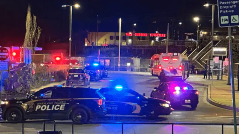 First responders gather at West Baltimore train platform