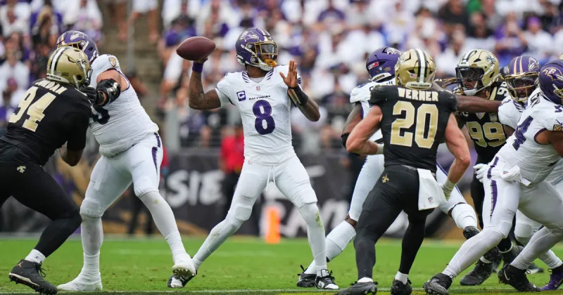 Baltimore Ravens lose to New Orleans Saints 24-17 in their home opener