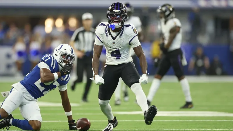 Ravens inactives Week 2 and home opener against the Saints; WR Zay Flowers ruled out