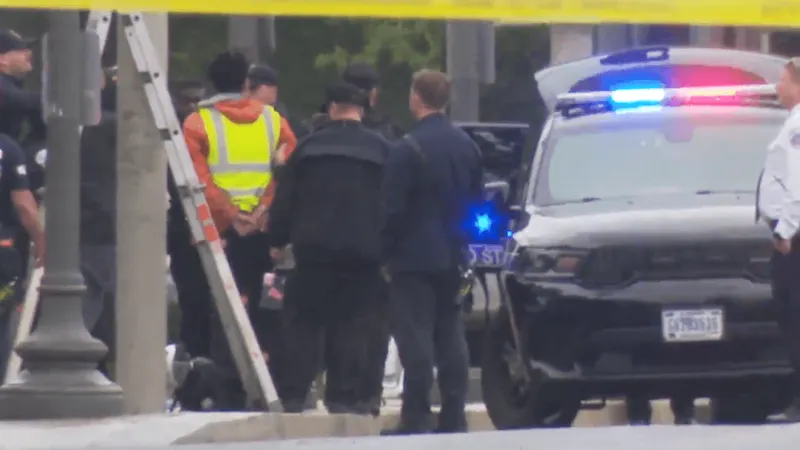 Protester arrested after climbing pole near US Capitol