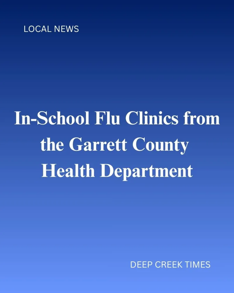 In-School Flu Clinics from the Garrett County Health Department