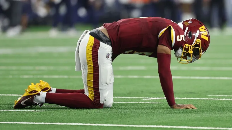 While awaiting more info on Daniels' injury, Commanders announce Mariota will start Sunday