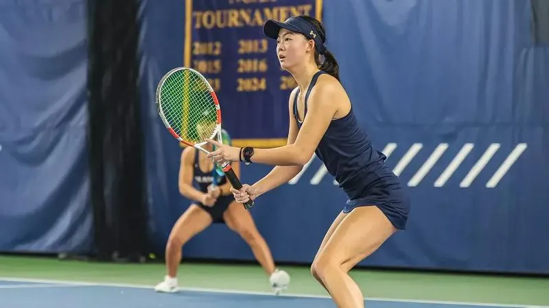 Women's Tennis Stays Home to Host Navy Blue & Gold Invitational