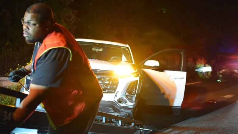 Maryland state trooper injured in I-695 crash