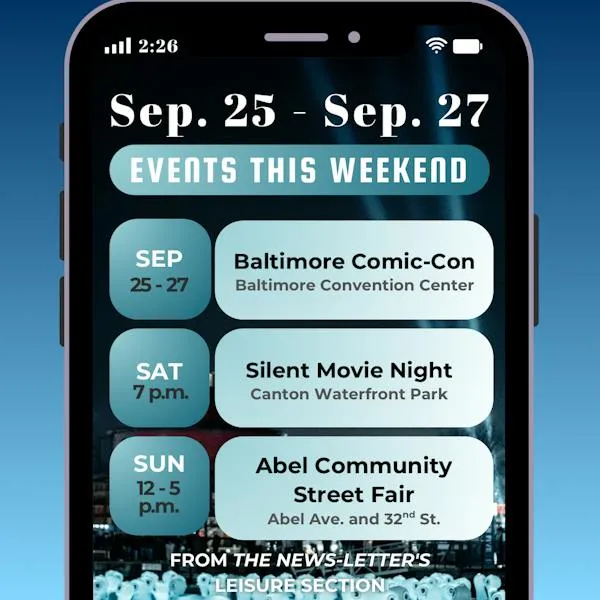 Events this weekend (Sept. 26-27)