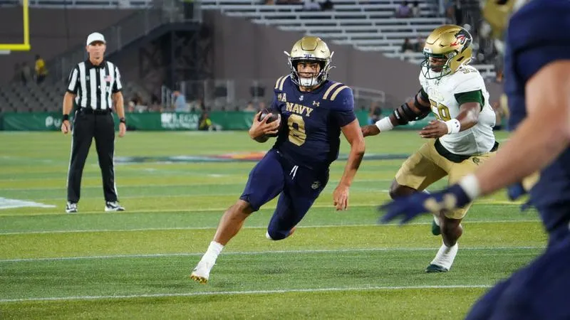 Fourth-Quarter Turnovers Cost Navy in 24-20 Loss at UAB