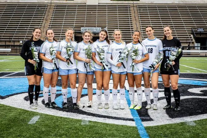 Two Second-Half Strikes Power Hopkins Past Haverford on Senior Day