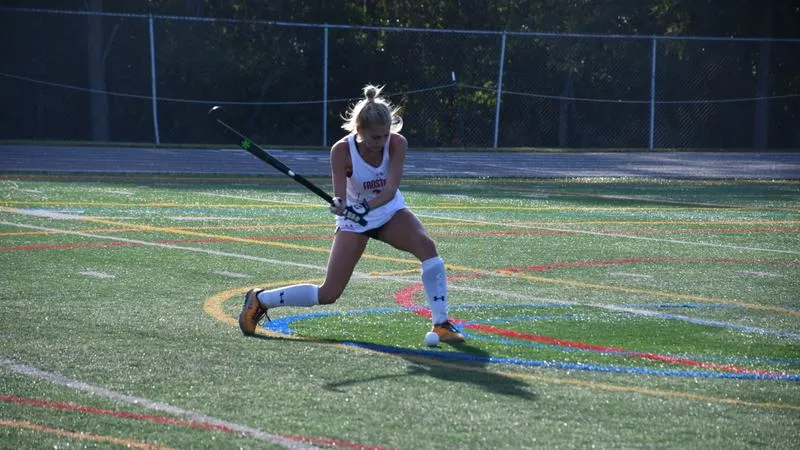 Field Hockey Overcomes #7 Crimson Hawks' Comeback in Shootout Upset Victory
