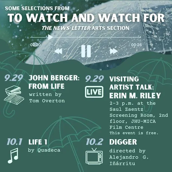 To watch and watch for: Week of Sept. 27