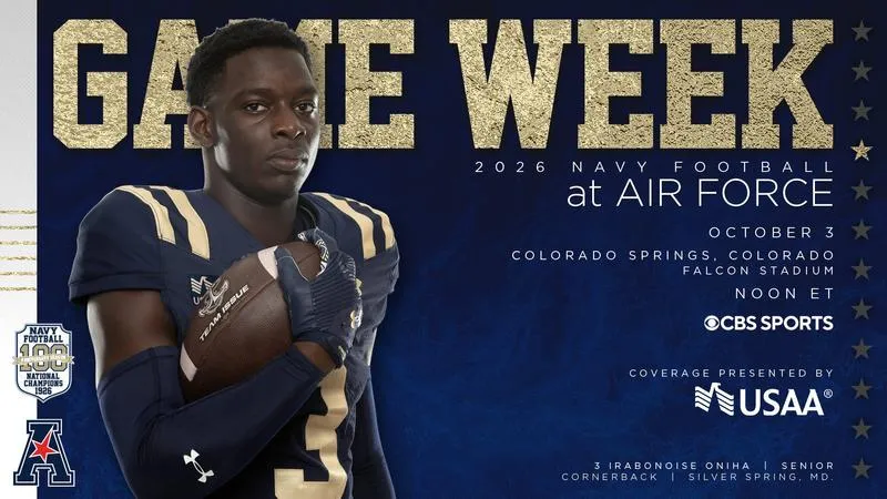 Navy Travels to Air Force for Opening Leg of Commander-In-Chief's Trophy