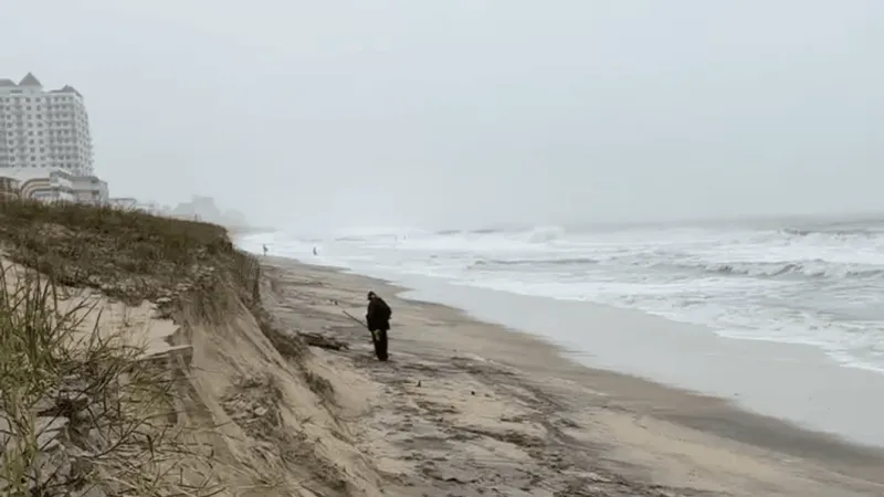 PHOTOS: Nor'easter hits Maryland coast with flooding, erosion & gusty showers