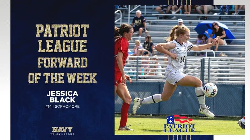 Jessica Black Voted as Patriot League Forward of the Week