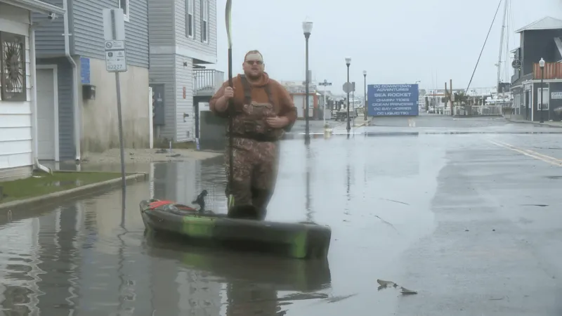 Nor'easter floods Ocean City streets, dampens weekend music festival crowds