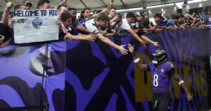 Baltimore-Dallas thriller in Brazil averages 29.9 million viewers on CBS, a record for NFL abroad