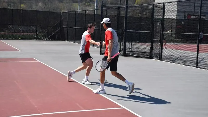 Men's Tennis Sweeps Goucher in Road Match