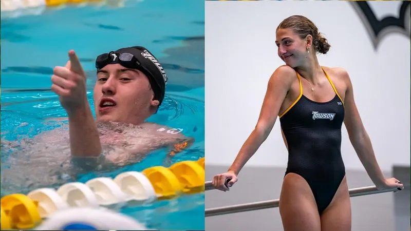 Swim & Dive Sweeps Georgetown for First Wins of the Season