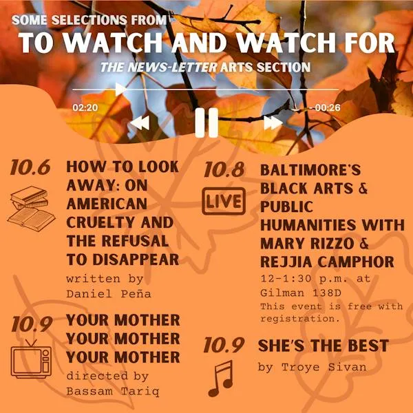 To watch and watch for: Week of Oct. 4