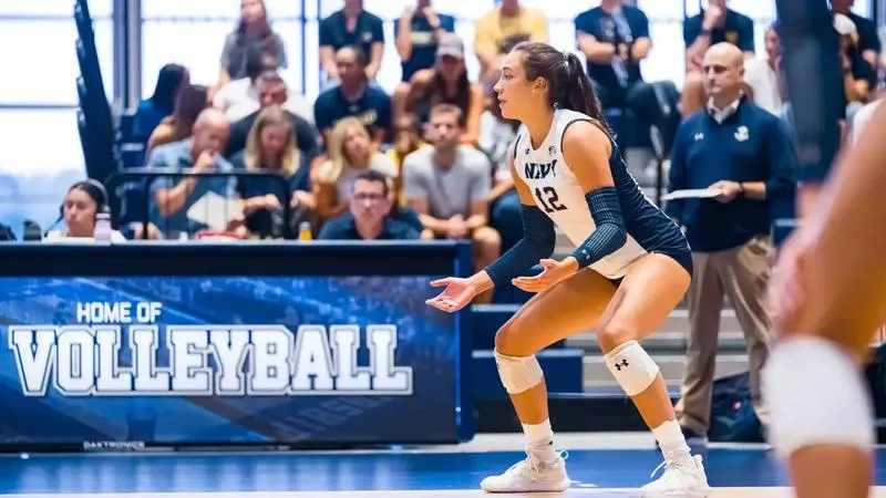 Volleyball Outhit by Eagles in D.C.