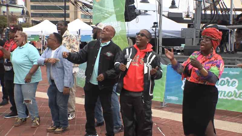 VIDEO: 'The Fudgery' Inner Harbor flash mob