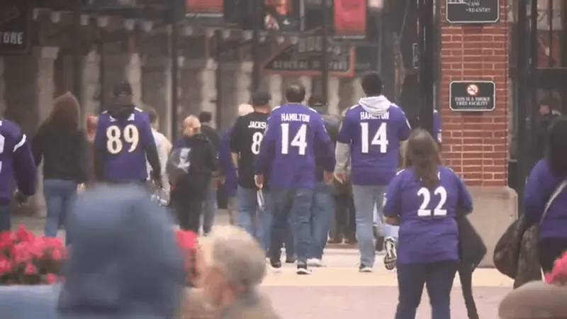 PHOTOS: Ravens fans show Purple Pride ahead of Titans game