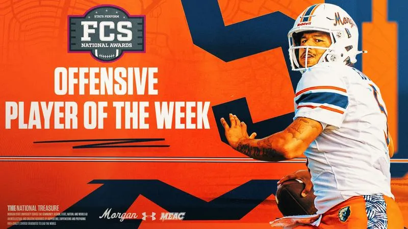 Cameron Edge Earns Stats Perform FCS National Offensive Player of the Week Honor
