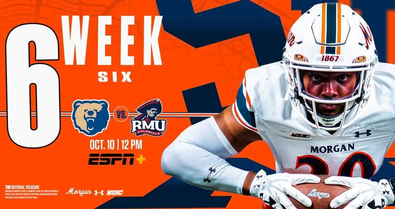 Bears Ready for Homecoming Battle Against Robert Morris