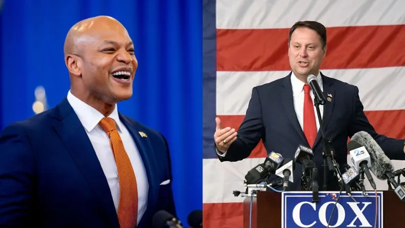Cox, Moore spar over taxes, Trump & immigration in Maryland governor's debate