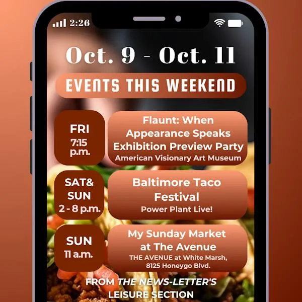 Events this weekend (Oct. 9-11)