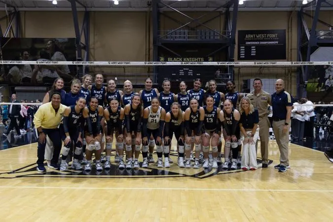 Volleyball Rallies to Post Star Match Victory at West Point