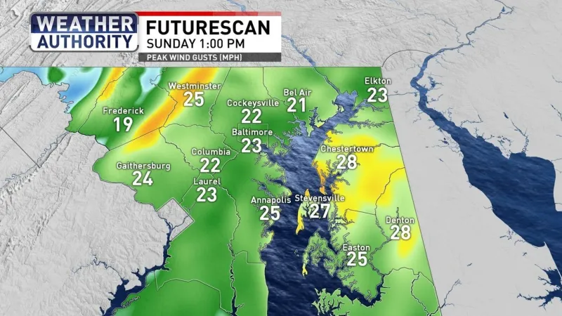 WEATHER ALERT DAY SUNDAY: Tracking Heavy Rain From Isaias In Maryland