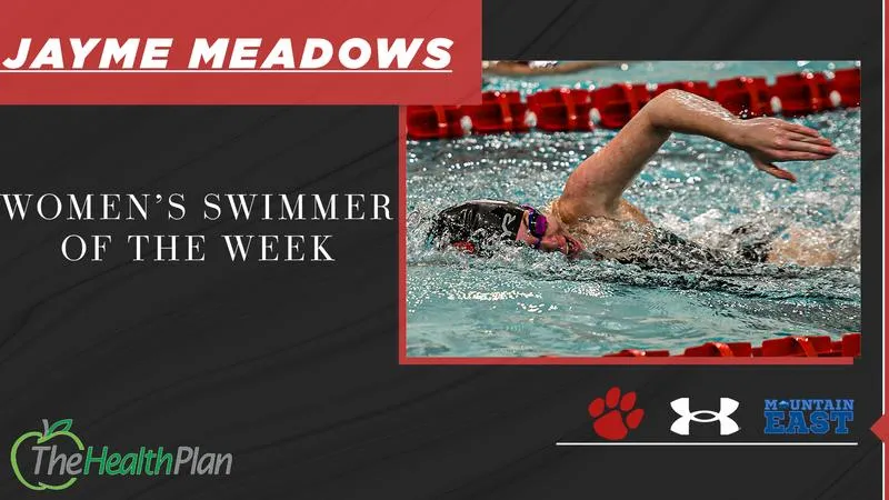 Meadows Named MEC Women's Swimmer of the Week
