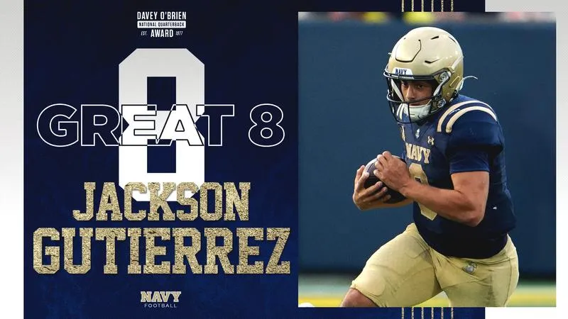 Jackson Gutierrez Named to the Davey O'Brien Great 8