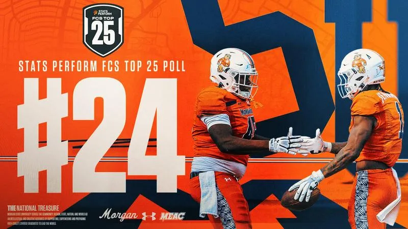 Morgan State Makes History, Enters Stats Perform FCS Top 25 at No. 24