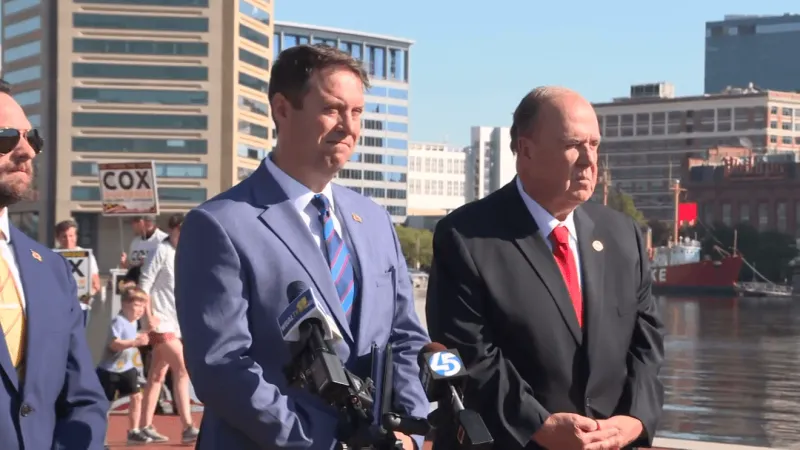 Republican gubernatorial candidate Dan Cox talks delays in rebuilding of Key Bridge