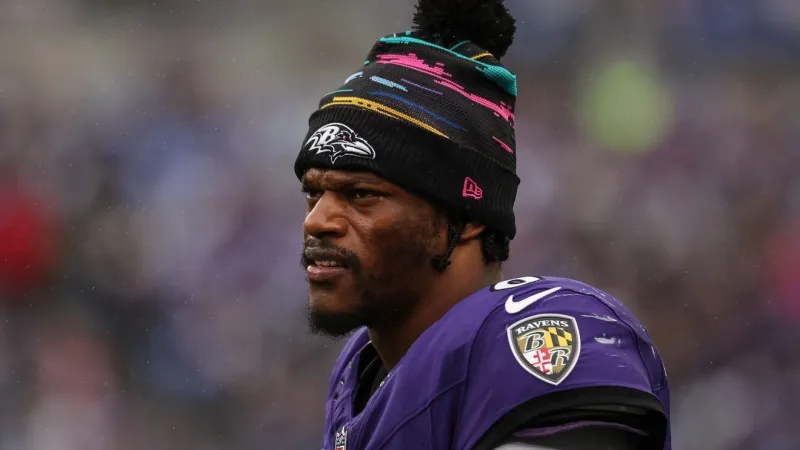Lamar Jackson out with ankle injury for Ravens Sunday night game against Falcons