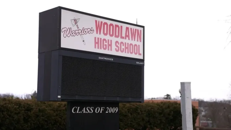 Student arrested after loaded gun recovered at Woodlawn High School