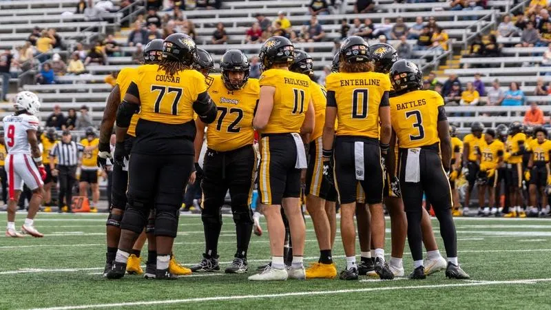 Towson Football Challenges No. 16/18 Campbell in North Carolina
