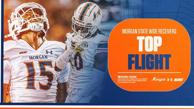 Top Flight: Perry and Towler Lead Morgan State's Rising Receiving Corps