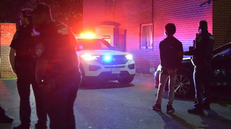 Police detain two after gunfire erupts at Pedestal Gardens in west Baltimore