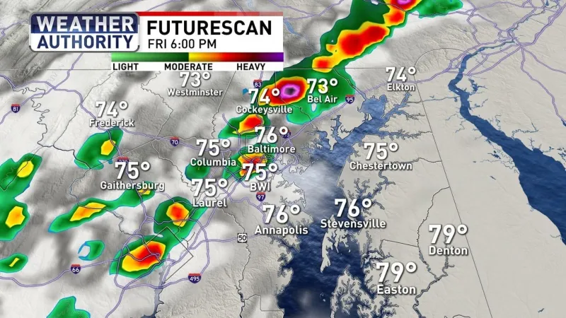 Back to fall before more summer warmth and a strong cold front Friday night