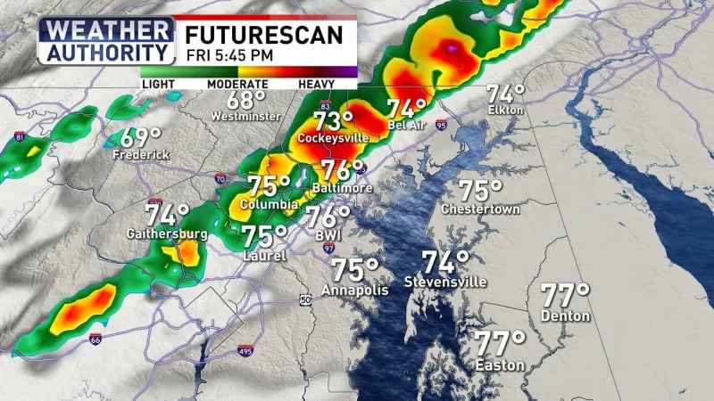WEATHER ALERT| Warm Friday ending with severe storms